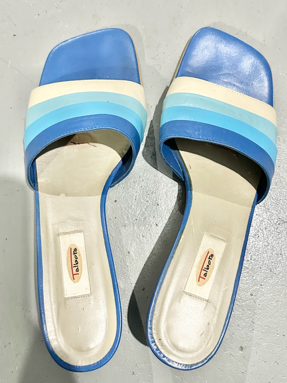 Talbots Blue and tone Women's Sandals-9